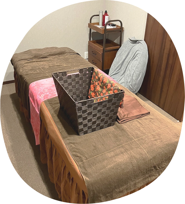鍼灸院の室内